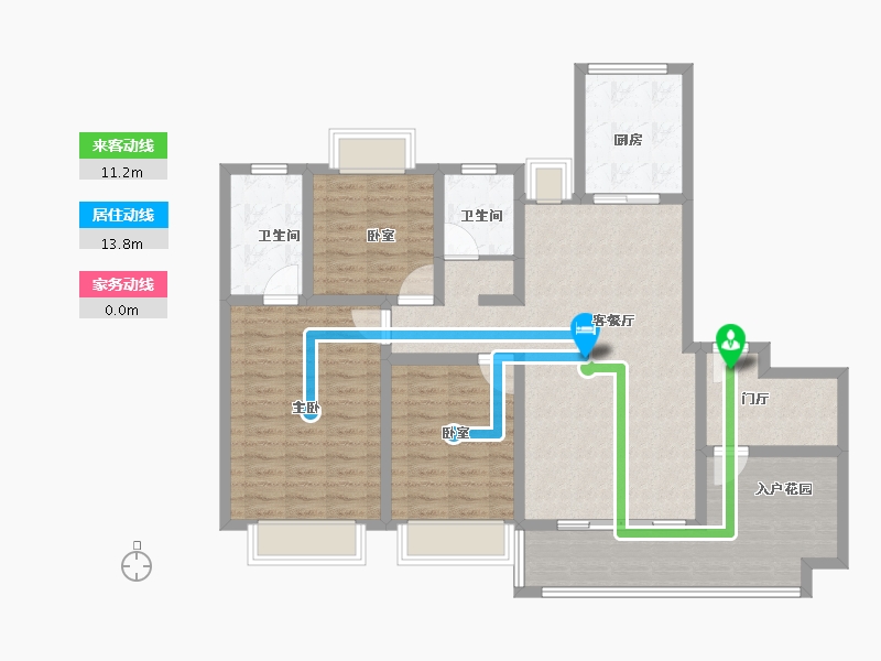 江西省-上饶市-博晟金山首府-109.86-户型库-动静线