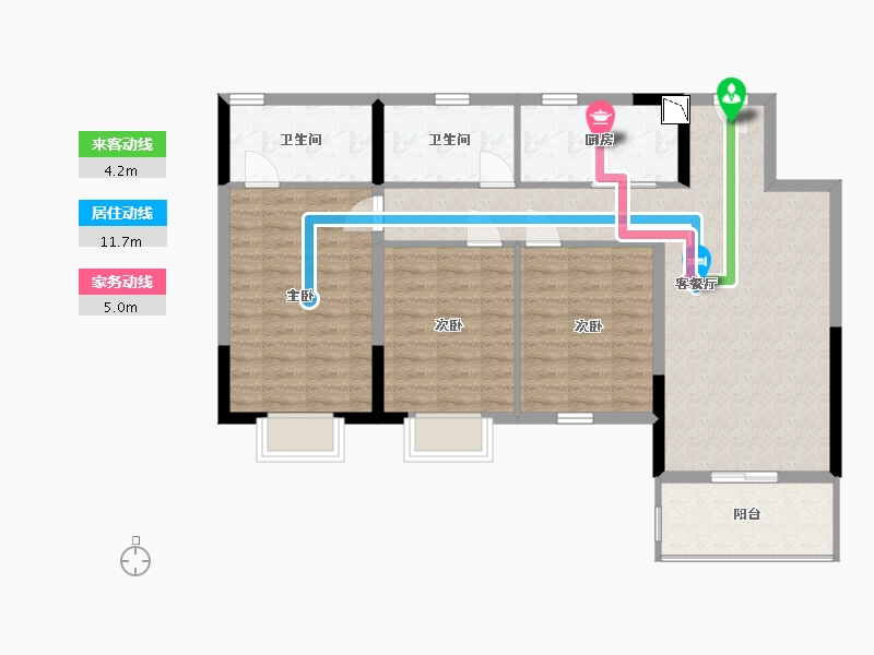 江西省-南昌市-新力青岚湾-93.00-户型库-动静线