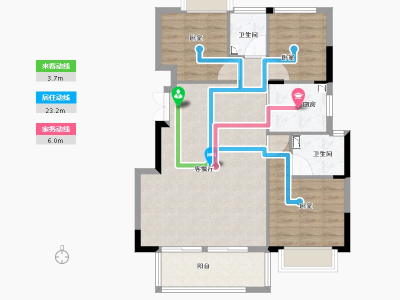 浙江省-丽水市-松泰松溪新语-79.00-户型库-动静线