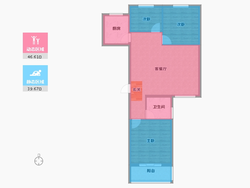 安徽省-阜阳市-春益雅苑二期-77.99-户型库-动静分区