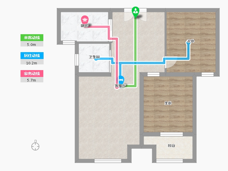 河北省-保定市-朝阳首府-68.00-户型库-动静线