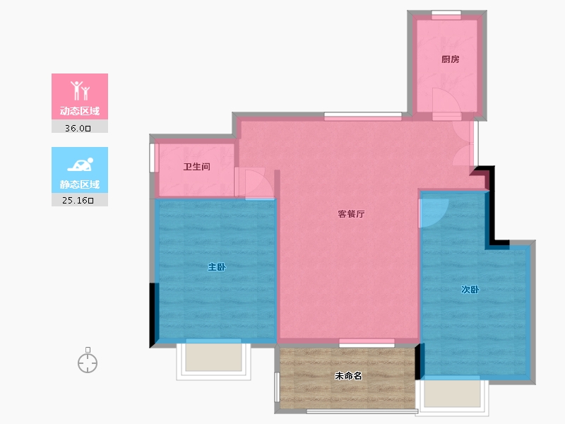 江西省-南昌市-淘鑫未未来-61.33-户型库-动静分区