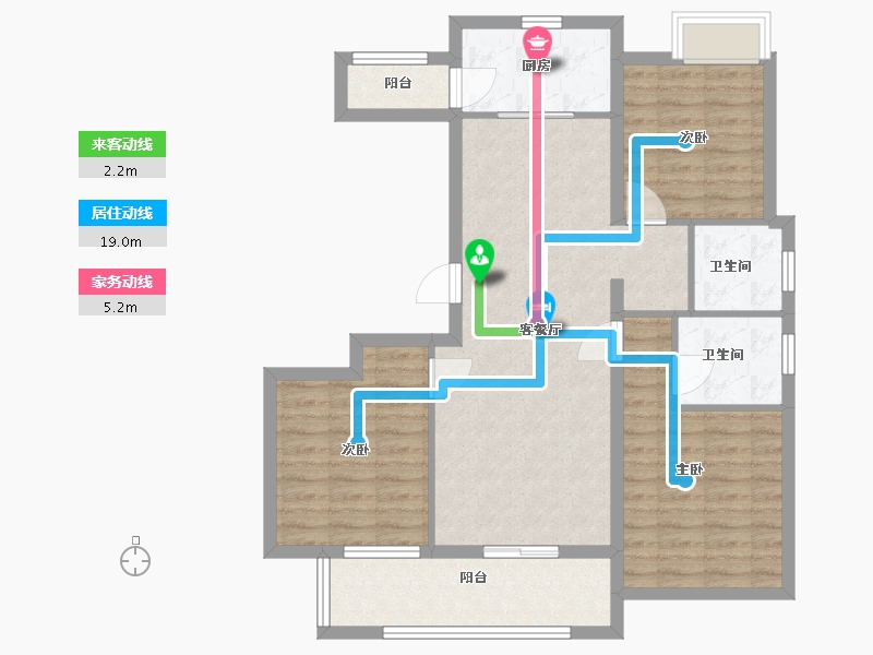 江西省-南昌市-文一锦门香溪南岸-92.00-户型库-动静线