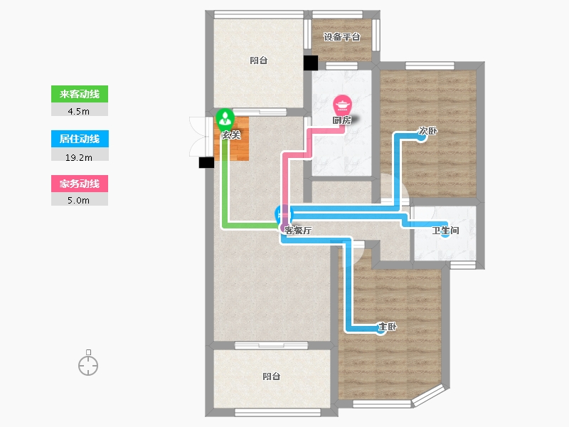 江苏省-常州市-绿地武宜珑庭-82.01-户型库-动静线