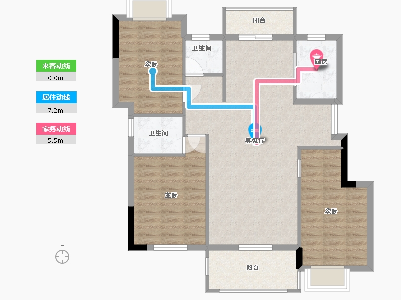 江西省-南昌市-淘鑫未未来-89.00-户型库-动静线