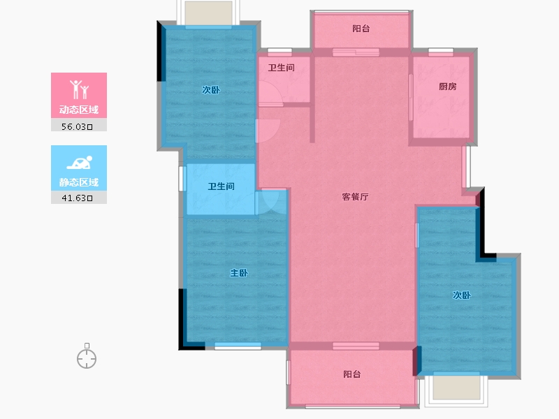 江西省-南昌市-淘鑫未未来-89.00-户型库-动静分区