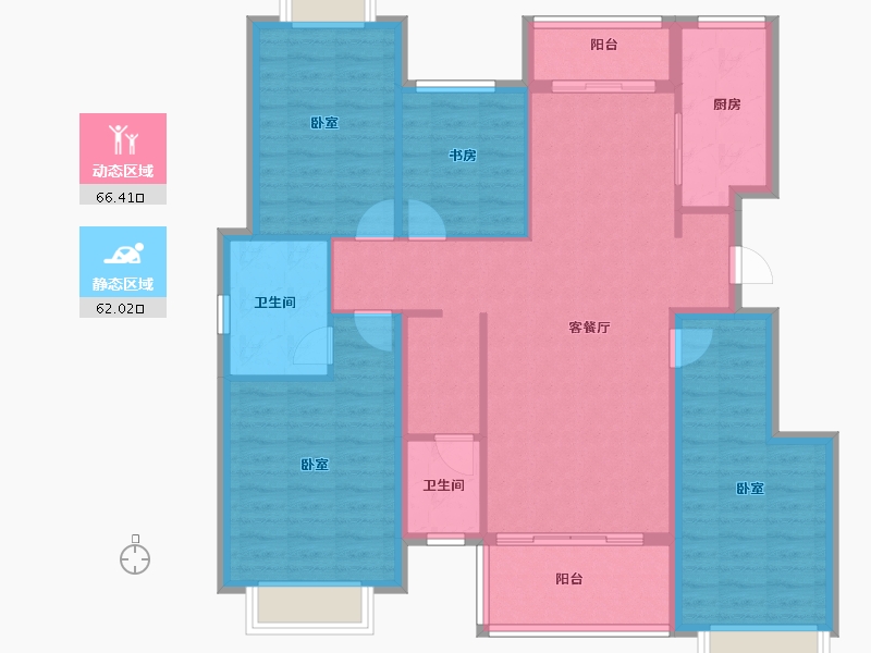 江西省-上饶市-国际锦里-116.00-户型库-动静分区