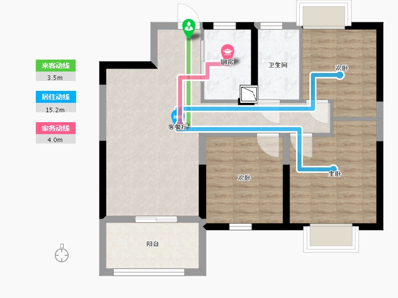 江西省-南昌市-悦珑府-71.00-户型库-动静线