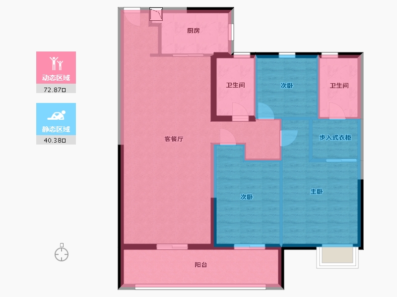 江西省-南昌市-美的悦江府-102.00-户型库-动静分区