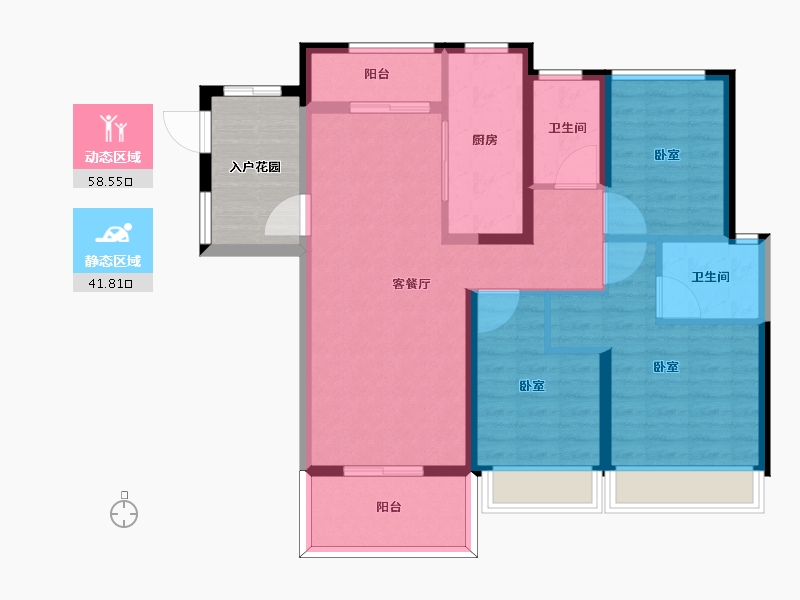 浙江省-宁波市-尚都城奥特莱斯-97.01-户型库-动静分区