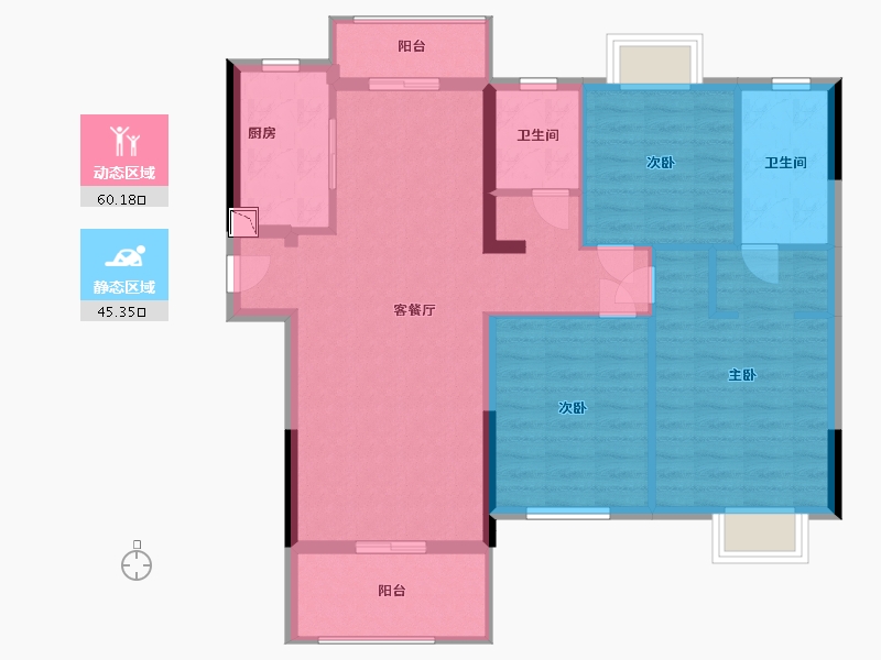 江西省-南昌市-新力公园壹号-95.00-户型库-动静分区