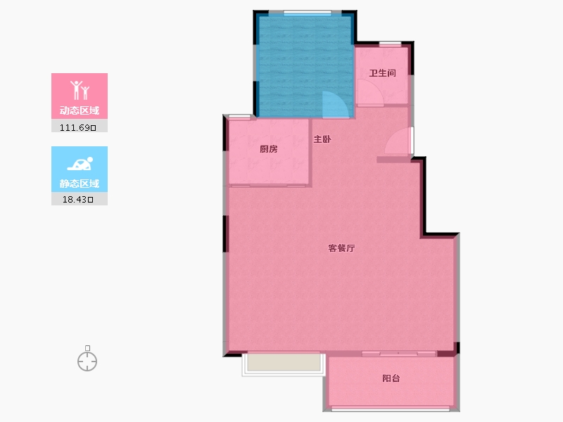 福建省-厦门市-前海湾-122.01-户型库-动静分区