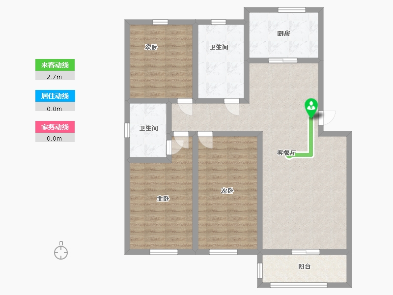 山东省-青岛市-盛泰首府-101.99-户型库-动静线