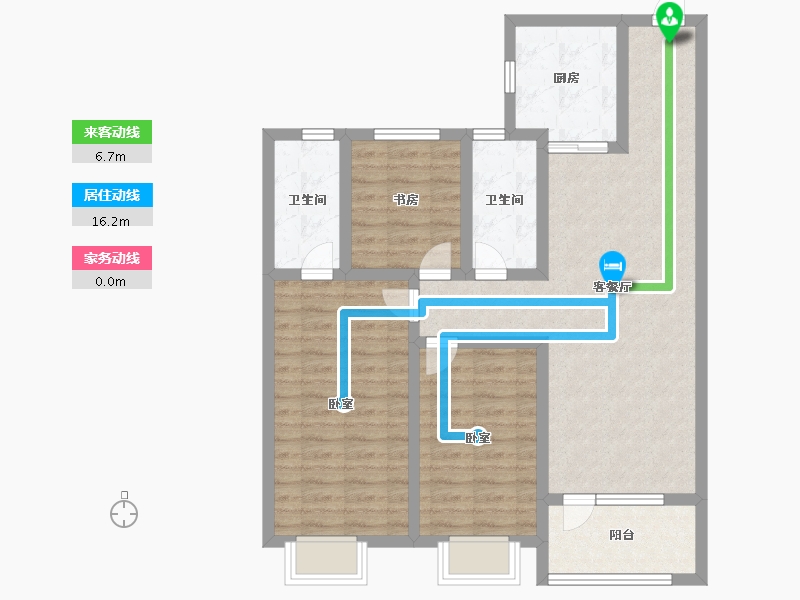 山东省-青岛市-青特星城-89.99-户型库-动静线