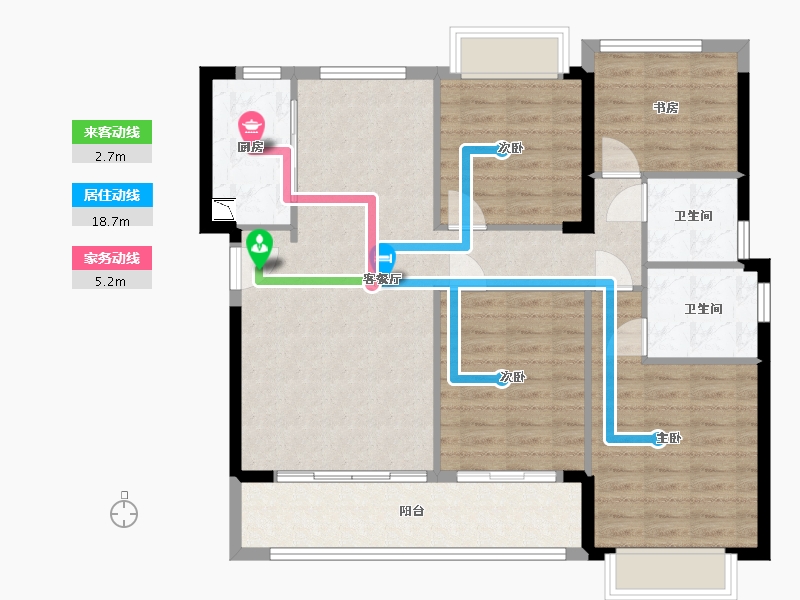 福建省-福州市-建发融侨山海大观-102.01-户型库-动静线