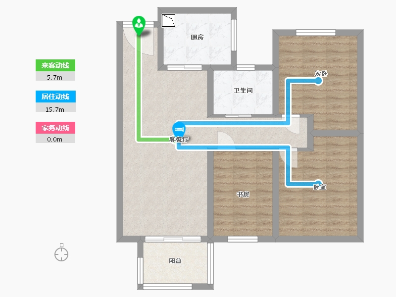 安徽省-合肥市-大富鸿学府-80.00-户型库-动静线