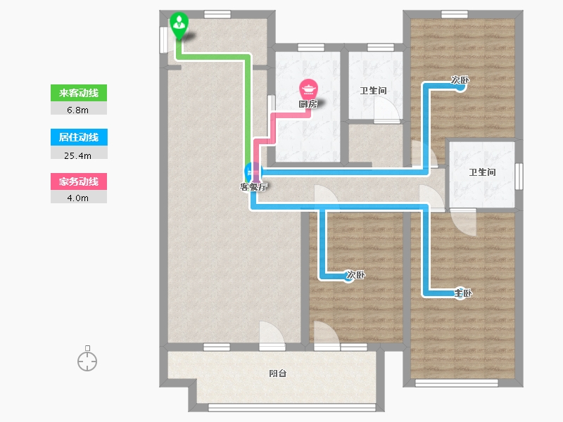 山东省-青岛市-海尔产城创东方文华-117.00-户型库-动静线