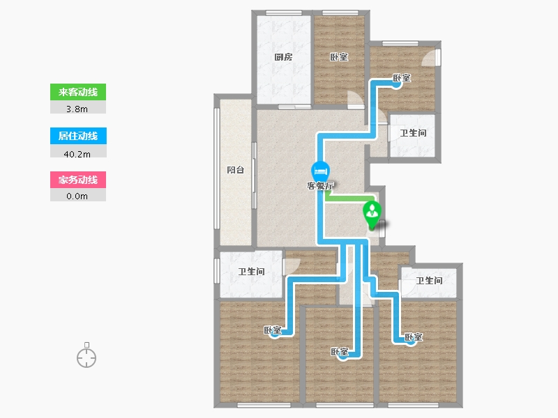 浙江省-杭州市-信达滨江壹品-149.74-户型库-动静线