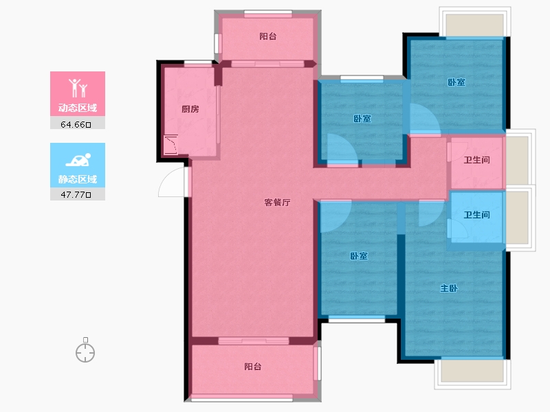 福建省-泉州市-晖盛海湾国际-99.99-户型库-动静分区