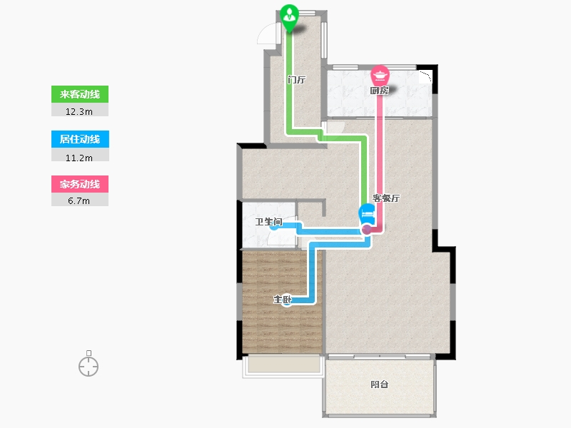 福建省-厦门市-国贸远洋天和-125.22-户型库-动静线