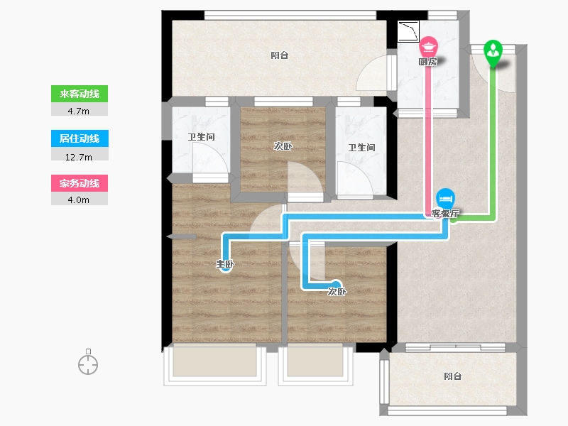 福建省-厦门市-金龙海悦城-68.23-户型库-动静线