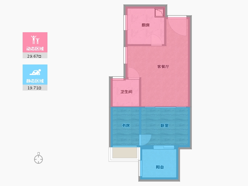 安徽省-合肥市-大富鸿学府-44.00-户型库-动静分区