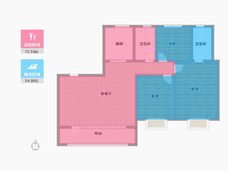 山东省-青岛市-青特星城-114.00-户型库-动静分区