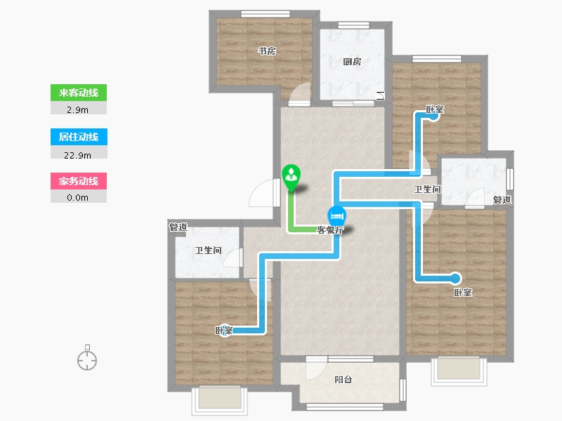 山东省-青岛市-保利堂颂-112.00-户型库-动静线