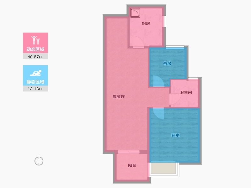 安徽省-合肥市-大富鸿学府-52.00-户型库-动静分区