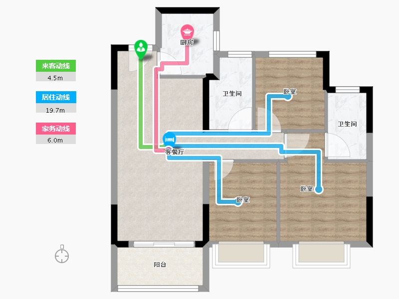 浙江省-嘉兴市-玖龙府-78.10-户型库-动静线