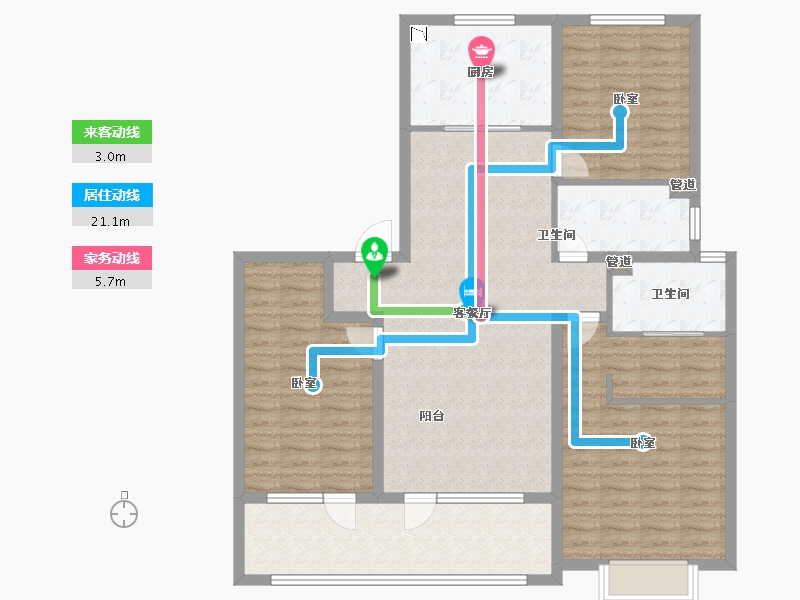 山东省-青岛市-海尔产城创云玺-118.00-户型库-动静线