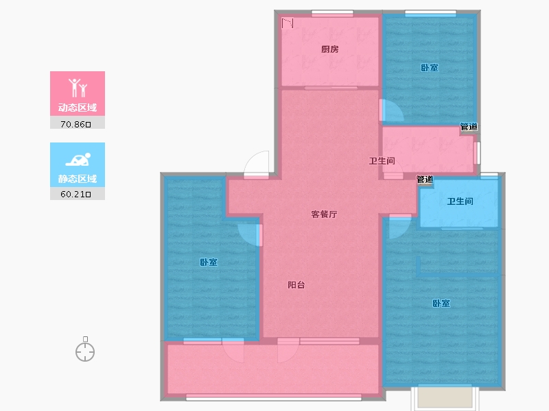 山东省-青岛市-海尔产城创云玺-118.00-户型库-动静分区