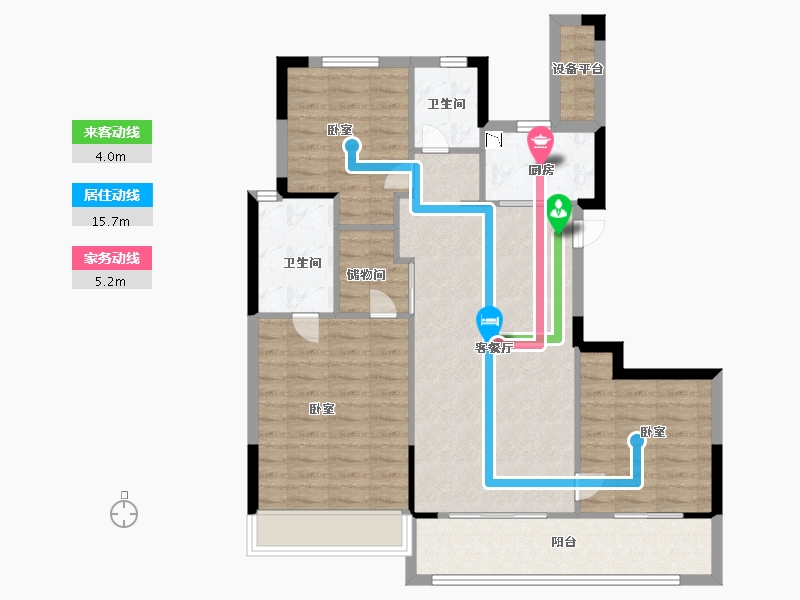 浙江省-温州市-外滩尚品-94.00-户型库-动静线