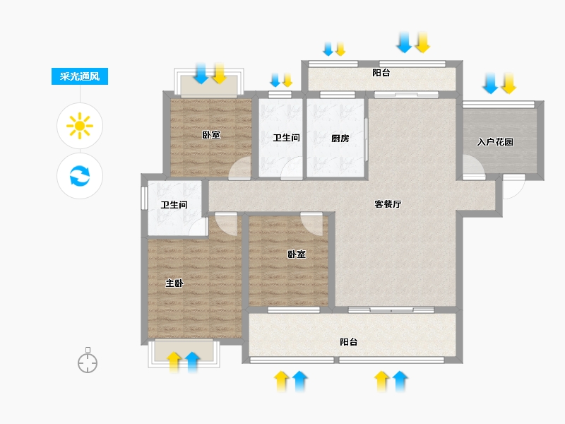 江西省-上饶市-信江壹号-114.00-户型库-采光通风