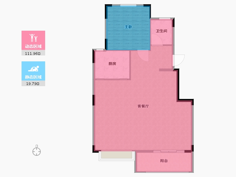 福建省-厦门市-前海湾-124.01-户型库-动静分区