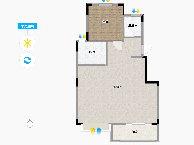 福建省-厦门市-前海湾-124.01-户型库-采光通风