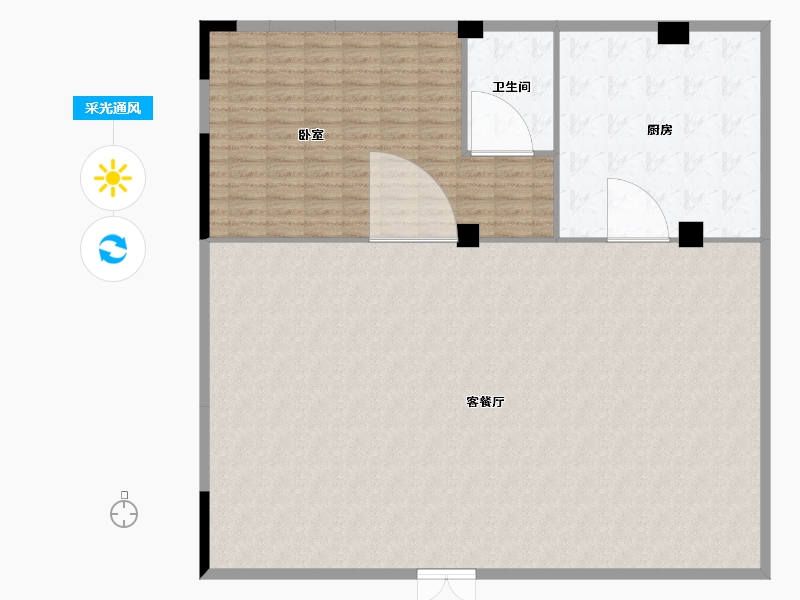 浙江省-金华市-联利江南里-190.00-户型库-采光通风