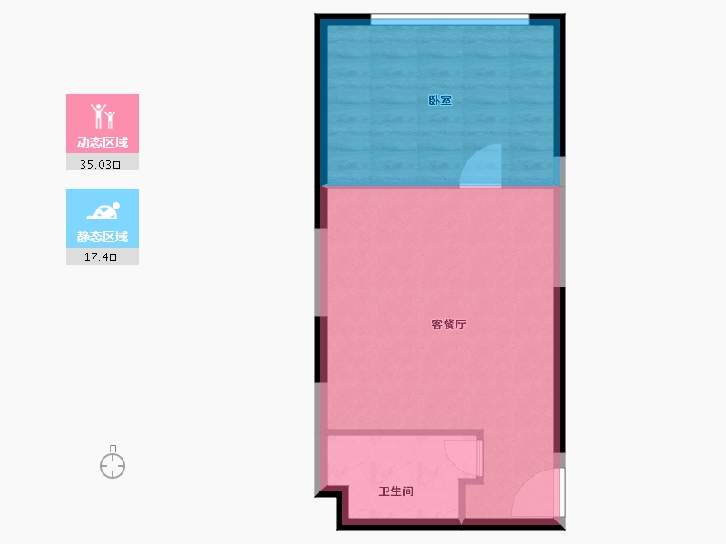 山东省-济南市-龙湖奥东11号-48.00-户型库-动静分区