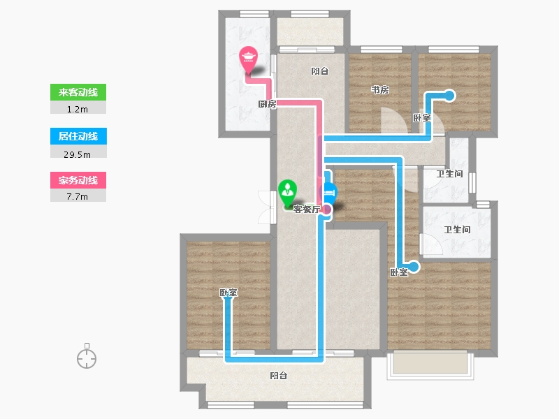 安徽省-芜湖市-和顺新视界-109.00-户型库-动静线