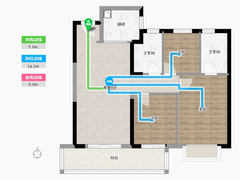 福建省-福州市-建发融侨山海大观-80.00-户型库-动静线