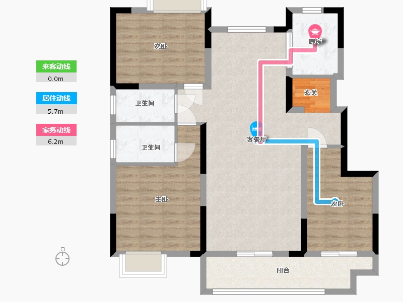 江西省-九江市-锦天府-96.01-户型库-动静线