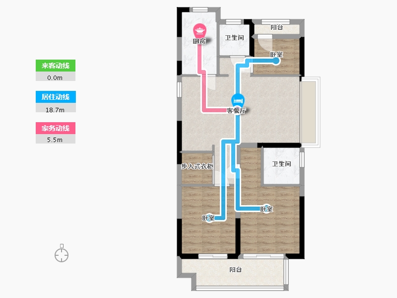 浙江省-宁波市-德信&amp;新中宇-云成大境-79.00-户型库-动静线