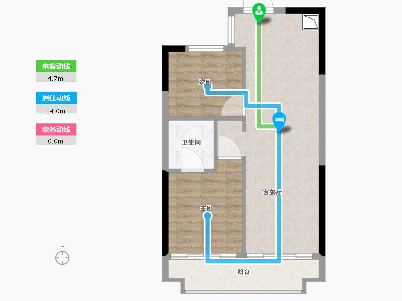 福建省-厦门市-禹洲联发璟阅城（学府1号）-56.01-户型库-动静线