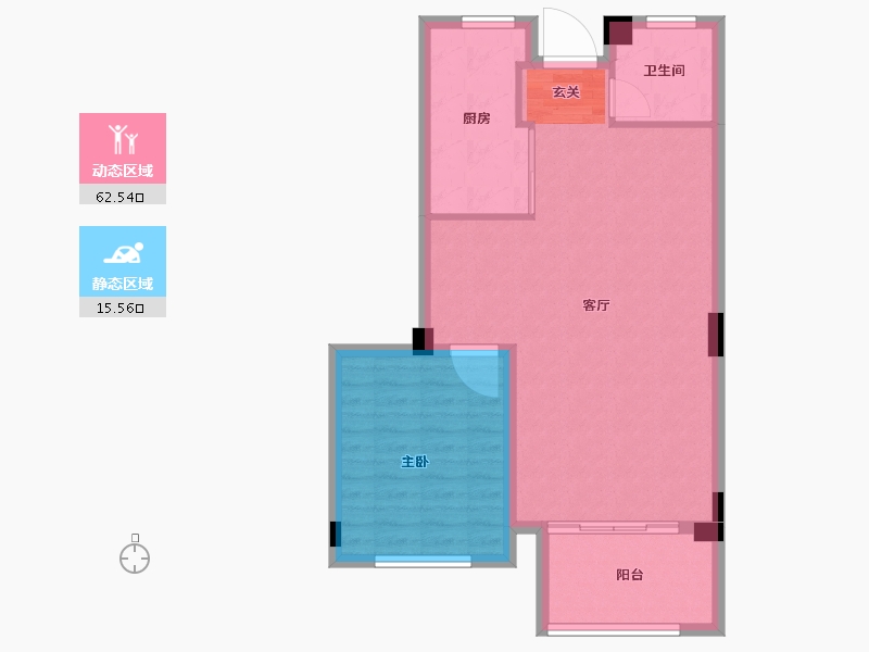 福建省-福州市-三木时光墅-71.00-户型库-动静分区