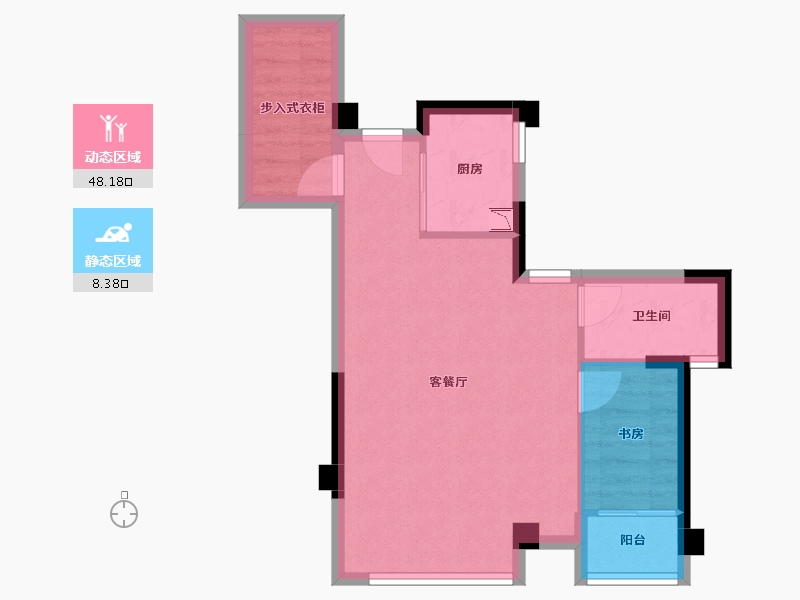 福建省-厦门市-海投东湖城-50.30-户型库-动静分区