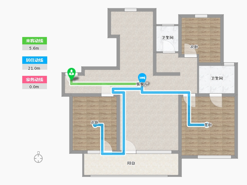 山东省-青岛市-翰林华府-121.01-户型库-动静线