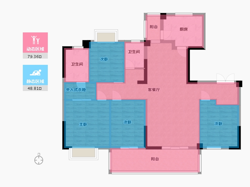 江西省-九江市-恒信嘉苑-115.20-户型库-动静分区