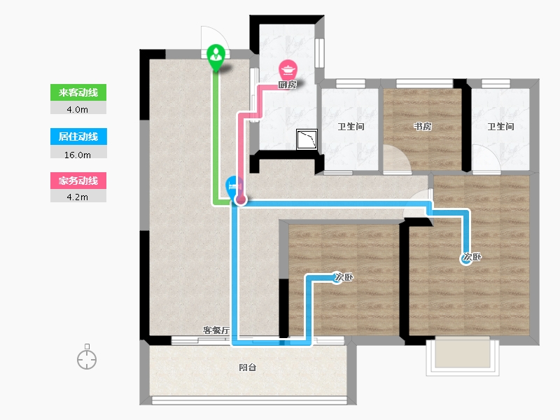 江西省-九江市-保利·庐山林语-77.31-户型库-动静线