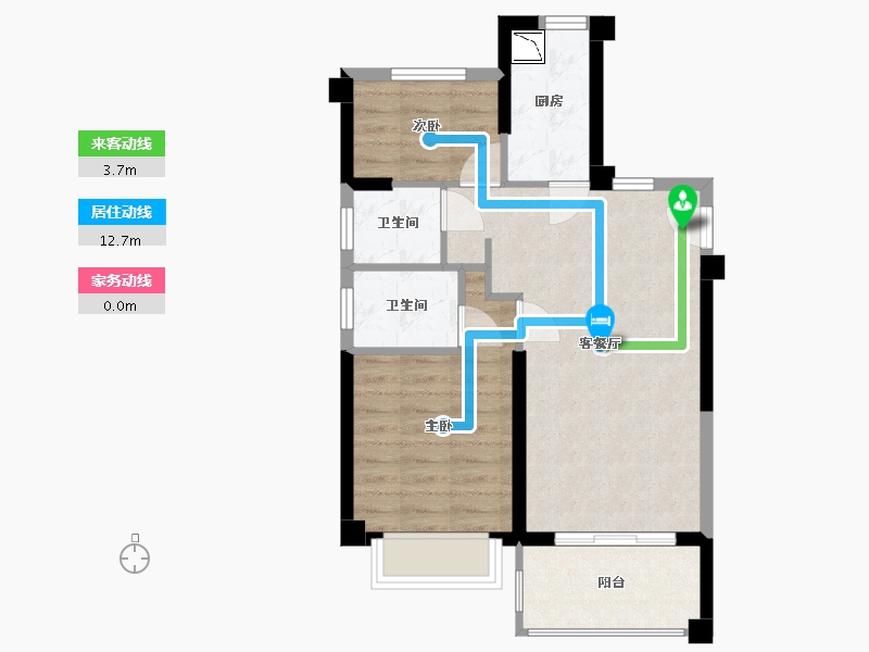 福建省-厦门市-海投东湖城-57.96-户型库-动静线