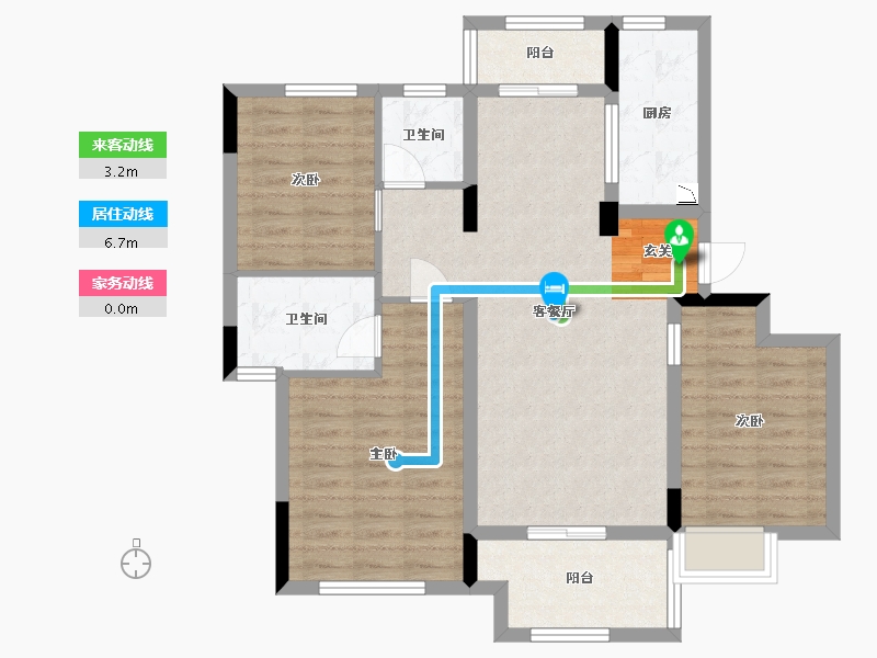 江西省-九江市-保利·庐山林语-88.00-户型库-动静线